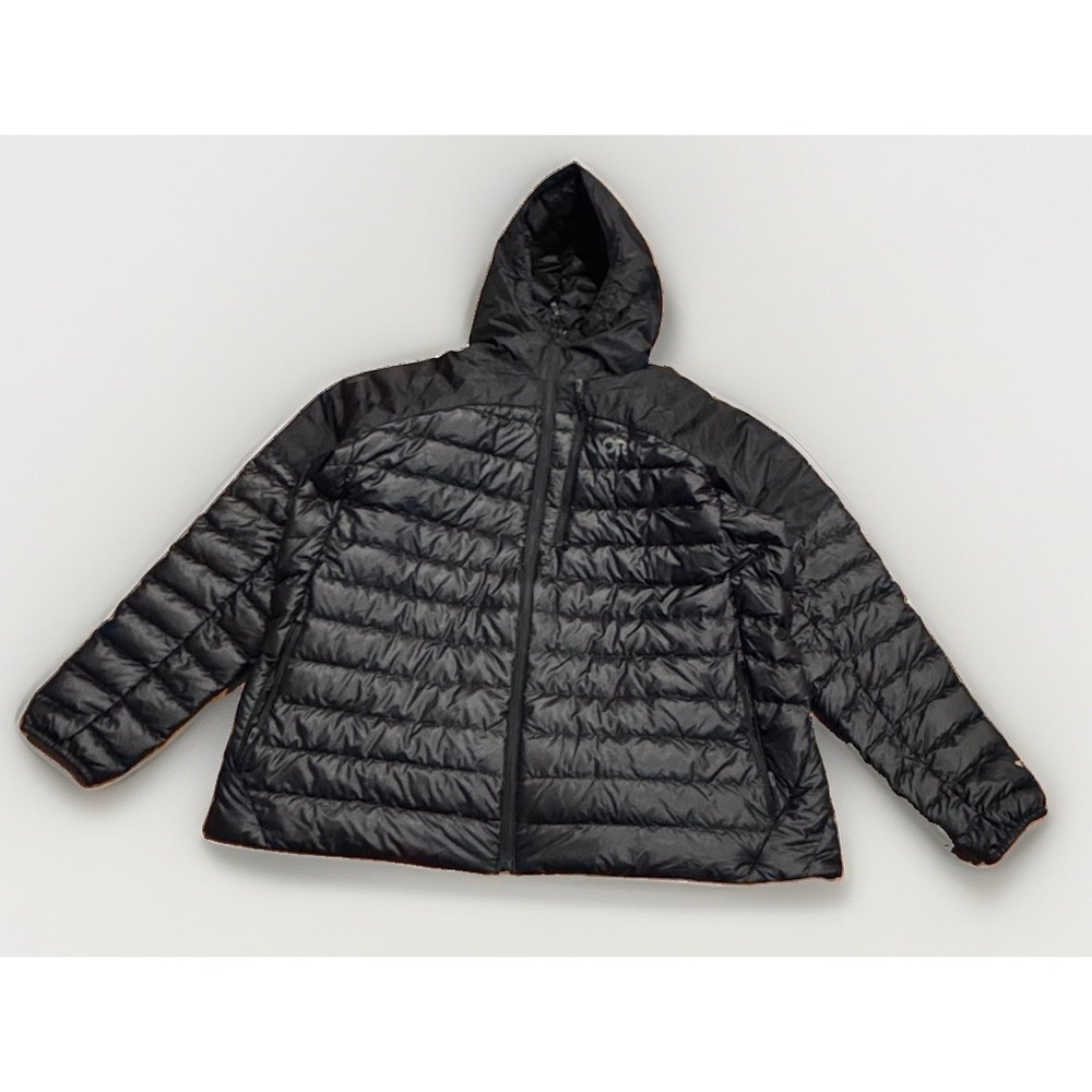 Outdoor Research Women's Helium Down Hoodie 3XL Hooded Puffer Black MSRP $299